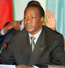 Le président du Burkina Faso, Blaise Compaoré.(Photo : AFP)