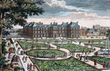 Jardin du Luxembourg - N.Poilly - XVIIème Siècle- Bibliothéque du Sénat. 

		(Photo : Chartreuse Diffusion)