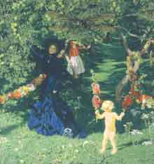 L'Etrange jardin (1902-1903, huile sur toile, 217 x 208 cm, Varsovie, musée national) 

		(photo : Andrzej Chec)