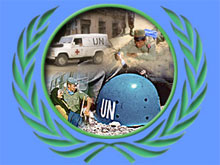 Logo des Nations unies pour le maintien de la paix. 

		© Nations unies