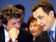 Jean-Louis Borloo et Nicolas Sarkozy s'opposent sur l'utilisation de la cagnotte fiscale. 

		(Photo : AFP)