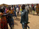 Le camp de Kalma en avril 2004. Ce lundi, les forces soudanaises ont ouvert le feu contre les déplacés.(Photo : AFP)