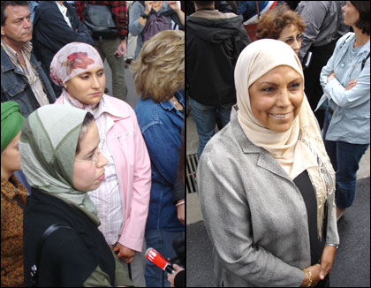 Au sein de la communauté musulmane de France, beaucoup ont l'impression d'être «pris en otage» eux aussi par les ravisseurs de Christian Chesnot et Georges Malbrunot. 

		(Photo : Thomas Bourdeau/RFI)