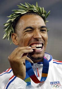 Naman Keita sera-t-il le seul médaillé française en athlétisme ?(Photo : AFP)