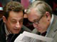 Raffarin et Sarkozy à l'assemblée nationale. 

		(Photo :AFP)
