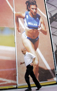 L'athlète Ekaterini Thanou était pour les Grecs une véritable idole avant que n'éclate ce scandale sur fond de dopage.(Photo : AFP)