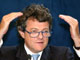 Jean-Louis Borloo présentait, le 15 septembre 2004, le projet de loi de programmation pour la cohésion sociale.(Photo : AFP)