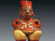Statuette en terre cuite mexicaine (Photo : Hugo Maertens, Bruges)