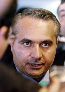 Hossein Moussavian, le représentant iranien auprès du Conseil des gouverneurs de l'AIEA. 

		(Photo : AFP)