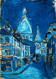 <STRONG>Le Sacré-Coeur, 1934<BR></STRONG>Gouache sur papier, 53 x 37 cm 

		(Source : ADAGP 2004)