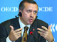 Conférence de presse de Recep Tayyip Erdogan, le 21 octobre à Paris.(Photo: AFP)
