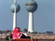Les chateaux d'eau de Koweit City. 

		(Photo : AFP)