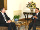 William Burns et Hosni Moubarak. 

		(Photo: AFP)