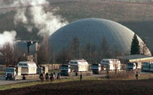 La centrale nucléaire de Neckarwestheim, dans le sud-ouest de l'Allemagne. 

		(Photo : AFP)