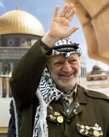 Selon <EM>Le Canard Enchaîné</EM>, Yasser Arafat est mort d’une cirrhose dite « mécanique ». 

		(Photo : AFP)