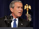 Conférence de presse de George W. Bush. 

		(Photo: AFP)