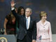 Le président réélu George W. Bush entouré de sa famille. 

		(Photo : AFP)