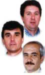 Les trois otages enlevés en Irak. 

		(Photo : rsf.org)