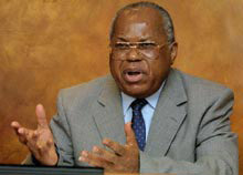 Etienne Tshisekedi. 

		(Photo : AFP)