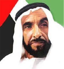 Le président émirati cheikh Zayed ben Sultan al-Nahyane est mort. 

		(Photo : www.sheikhzayed.com)