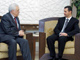 Mahmoud Abbas et Bachar al-Assad. 

		(Photo : AFP)