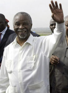 Thabo Mbeki : «Il faut que le désarmement commence et que la Côte d’Ivoire soit réunifiée.» 

		(Photo : AFP)