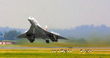Depuis 1979 un <EM>«défaut important»</EM> de l’avion supersonique avait été repéré. 

		(Photo : AFP)