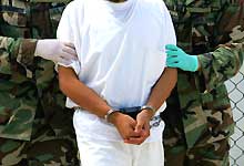 La prison de Guantanamo compte encore 490 prisonniers, auxquels Washington n’accorde ni les droits des détenus américains ni ceux des prisonniers de guerre fixés par les conventions de Genève.(Photo: AFP)