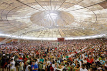 Plus de 150 000 personnes ont participé à la cinquième édition du Forum social de Porto Alegre.(Photo : AFP)