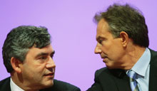  Gordon Brown  a été rappelé d'urgence d'Israël par Tony Blair pour participer au vote parlementaire.
(Photo: AFP)