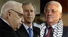 Ariel Sharon et Mahmoud Abbas pourraient se renconter dans les deux semaines qui viennent.(Photo : AFP/RFI)