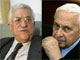 Mahmoud Abbas et Ariel Sharon.(Photos: AFP)