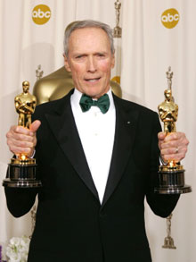 <EM>Million dollar baby </EM>de Clint Eastwood a triomphé dimanche à Hollywood en remportant&nbsp;quatre Oscars.(Photo : AFP)