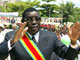 Le général Eyadéma lors de sa réélection en juin 2003.(Photo : AFP)