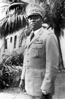 Le général Gnassingbé Eyadéma en 1973.(Photo : AFP)