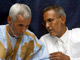 Mohamed Khouna Ould Haidalla (G) et Ahmed Ould Daddah (D).(Photo : AFP)