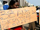Dakar: manifestation de Togolais habitant le Sénégal.(Photo: AFP)