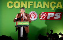 Le socialiste José Socrates, vainqueur des législatives anticipées.(Photo: AFP)