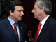 Le président de la Commission européenne, José Manuel Durao Barroso face à Jean-Claude Juncker, le Premier ministre luxembourgeois.(Photo: Conseil de l'Union européenne)