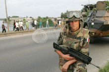 Pour remplacer les troupes de l'opération française Licorne : des soldats sud-africains ?(Photo : AFP)