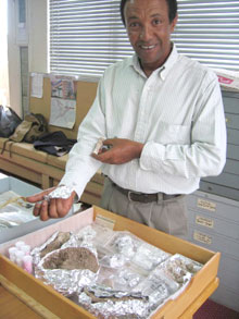 Le paléontologiste éthiopien Yohannes Hailé Sélassié.(Photo : AFP)