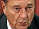 Le président Jacques Chirac prend position(Photo : AFP)