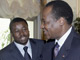 Faure Gnassingbé (G) et Blaise Compaoré (D)(Photo : AFP)