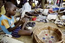 Sur un marché de Niamey. (Photo: AFP)