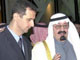 Le président Syrien, Bachar al-Assad, et le prince héritier saoudien Abdallah.(Photo : AFP)