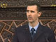 Le président syrien Bachar al-Assad devant le Conseil du peuple.(Photo : AFP)
