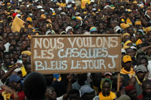 L'opposition togolaise demande la garantie d'élections transparentes.(Photo: AFP)