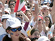 Dimanche, 50 000 personnes, parmi lesquelles des centaines de ressortissants arabes et étrangers, ont participé au marathon de l'unité.(Photo : AFP)