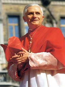 Joseph Ratzinger, à Munich, le 25 novembre 1981.(Photo: AFP)