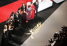 Le jury du 58e festival de Cannes.(Photo: AFP)